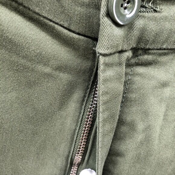 Urban Outfitters BDG Baggy Cargo Jogger Pants Womens S High Waisted Green Twill - Picture 5 of 10